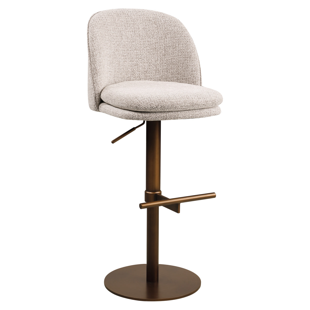 Bar stool Vesper mocca fancy swivel