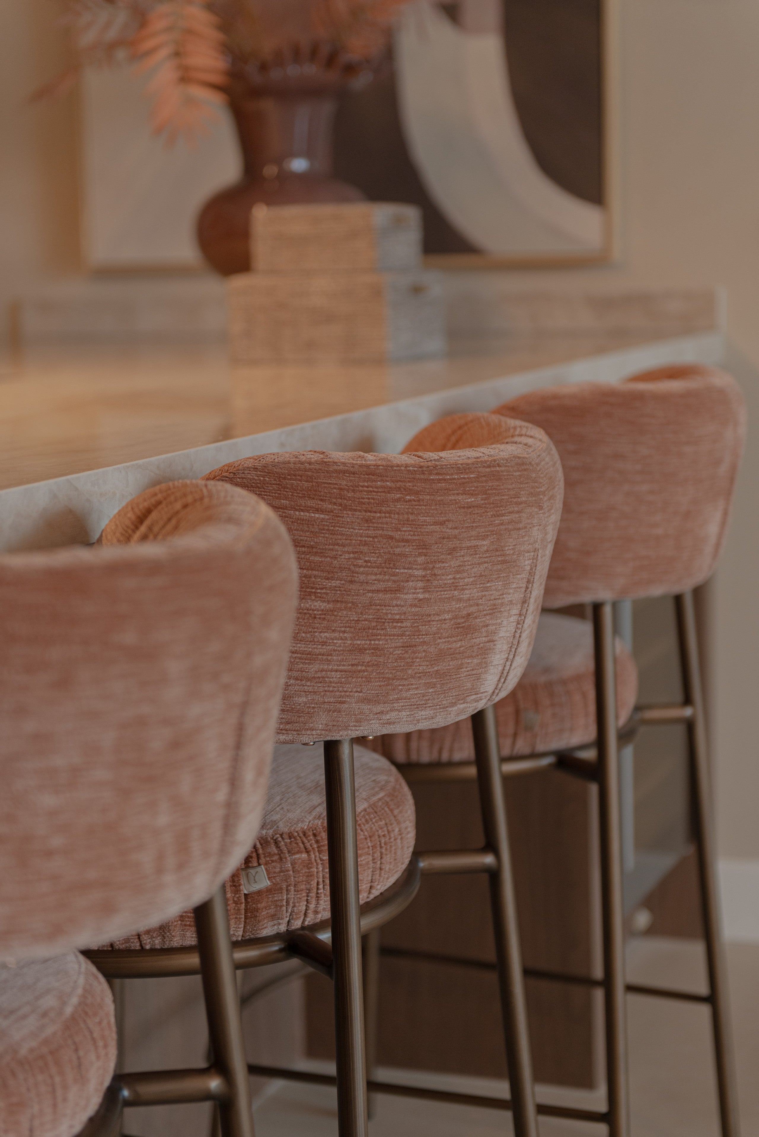 Counter stool Encanto Be straight mocha mousse