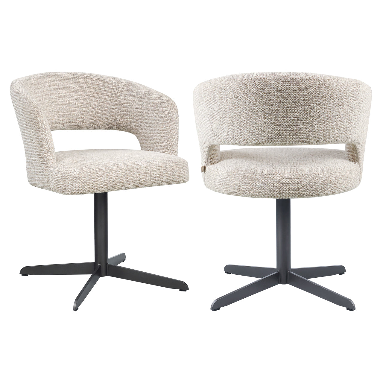 Dining chair Blanca natural fancy fire retardant