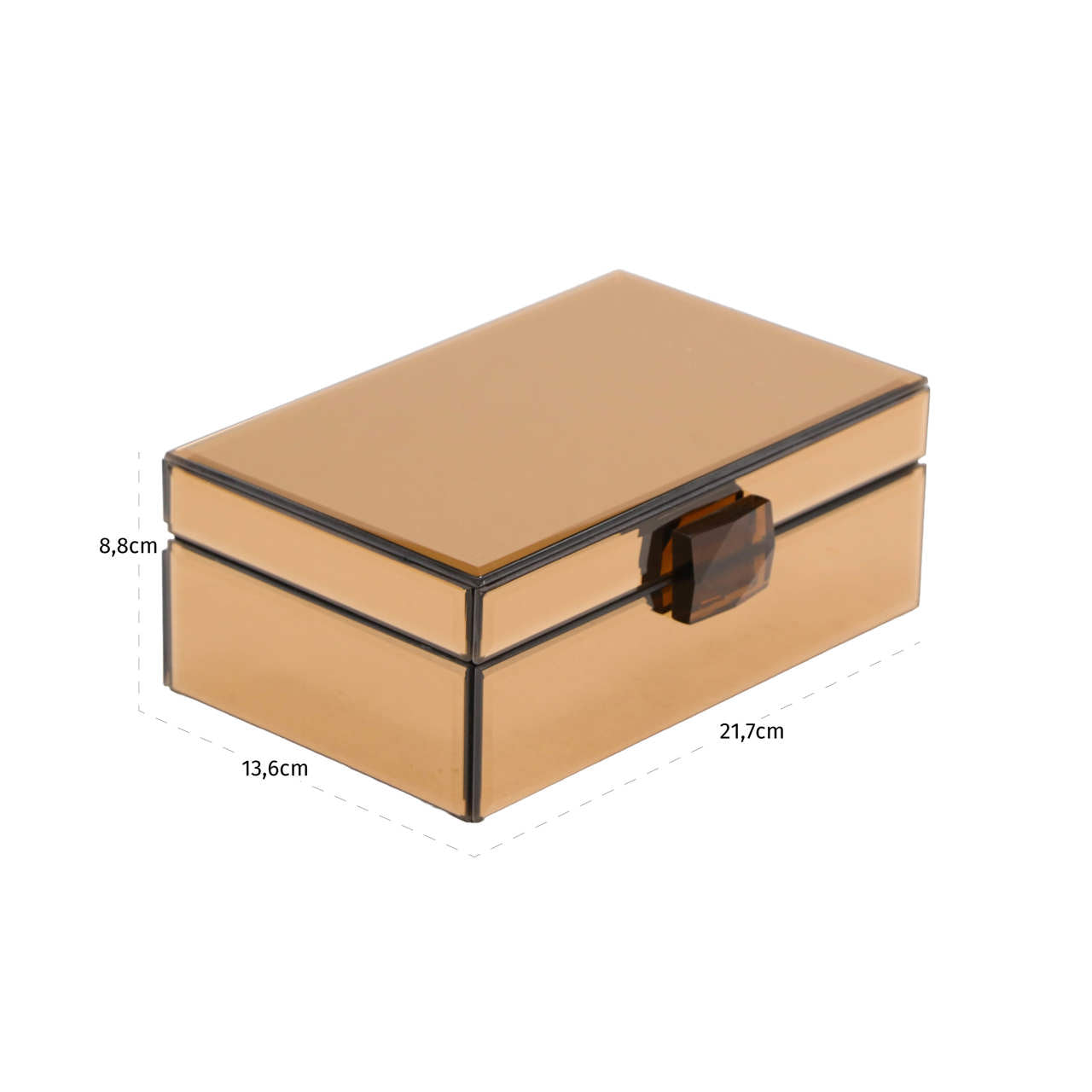 Storage box Lins brown
