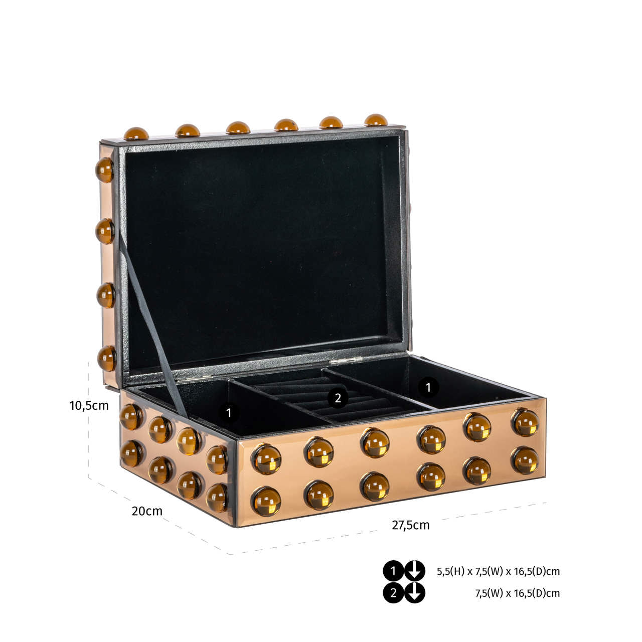 Storage box Layla brown