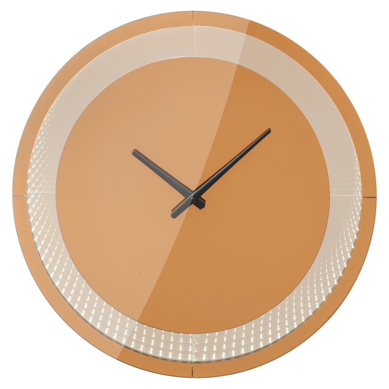 Wall lamp Julia brown - Led Clock