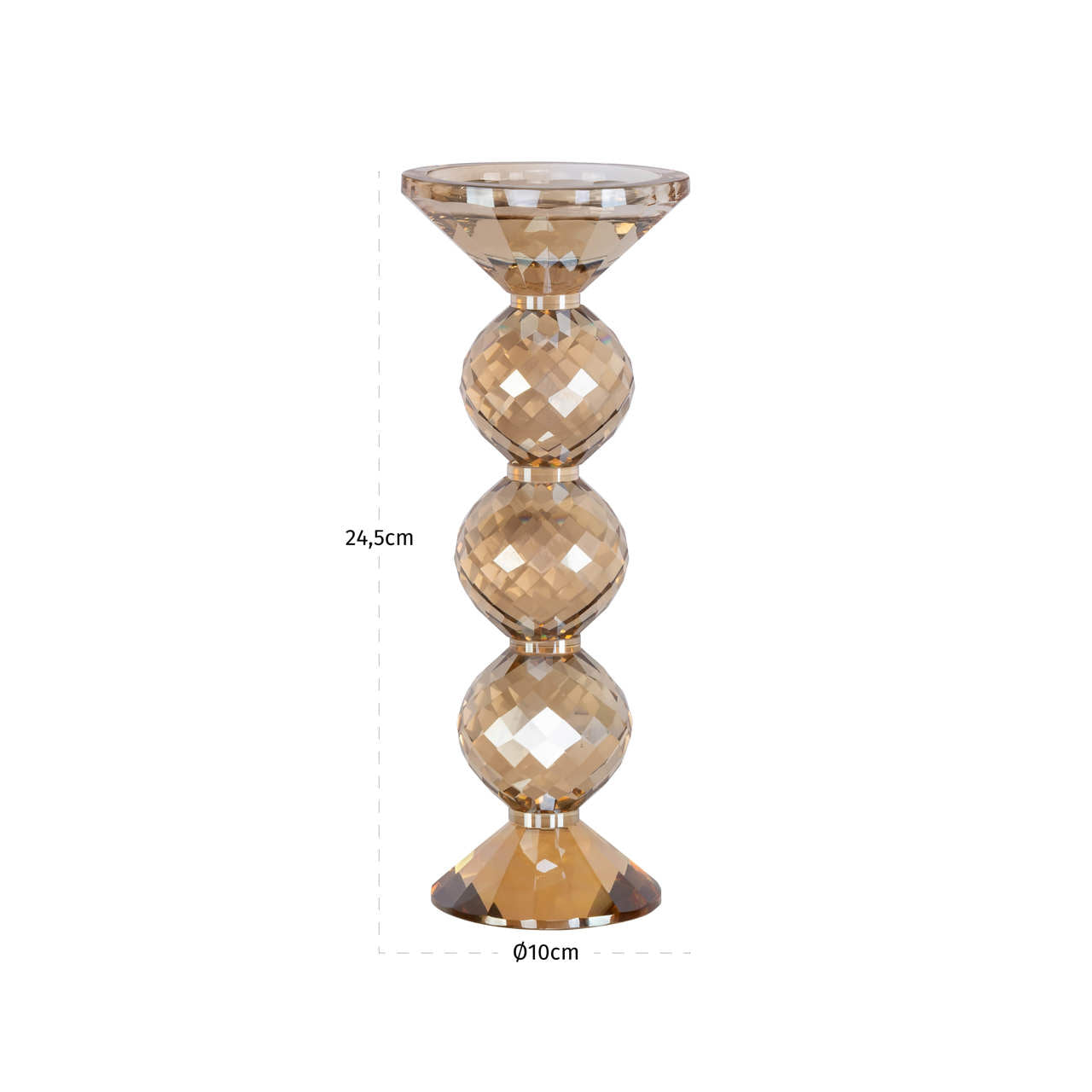 Candle holder Channah Champagne small