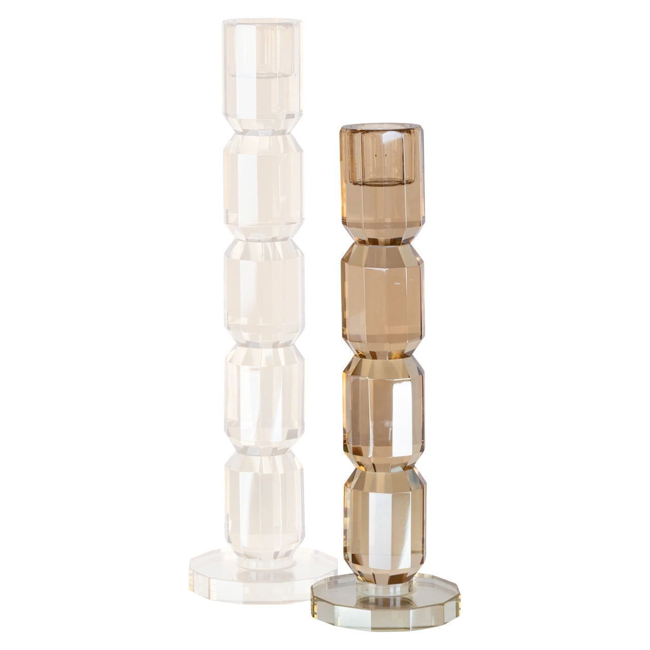 Candle holder Dita Champagne small
