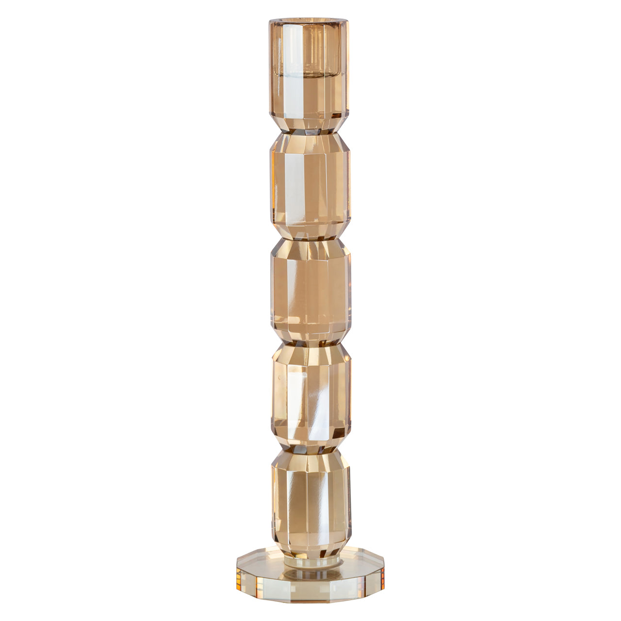 Candle holder Dita Champagne large
