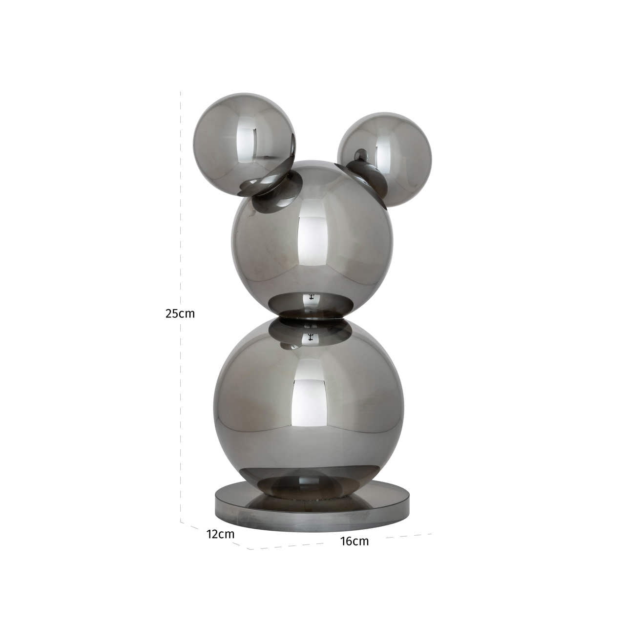 Decorative object Beary silver