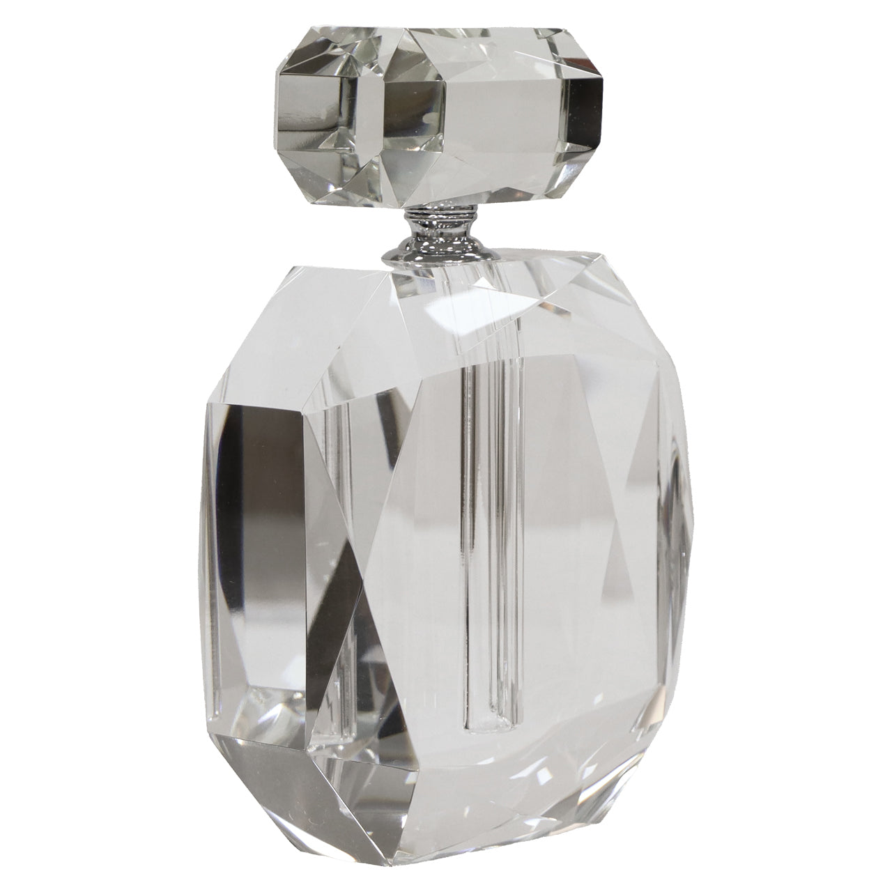 Decorative object Khloe clear transparent perfume bottle