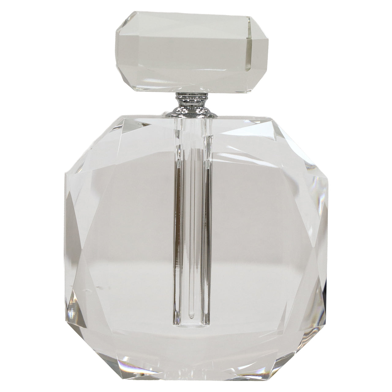 Decorative object Khloe clear transparent perfume bottle