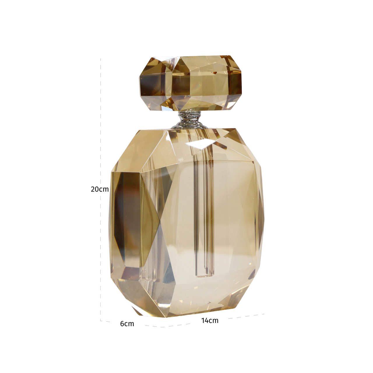 Decorative object Khloe Champagne perfume bottle