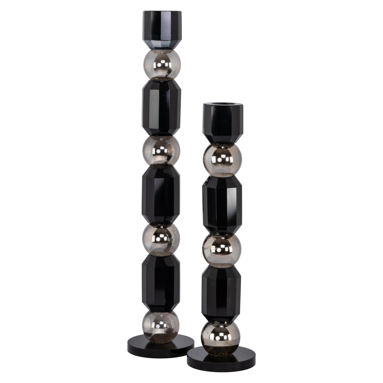 Candle holder Jessy black large