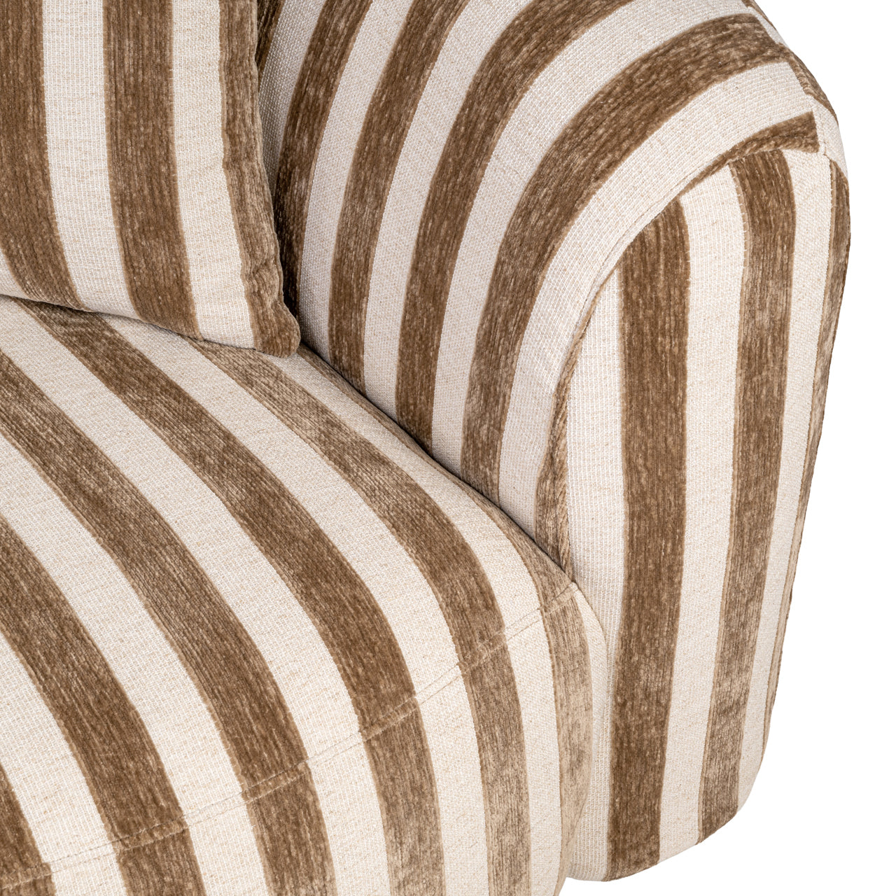 Sofa Luxandra stripes sand