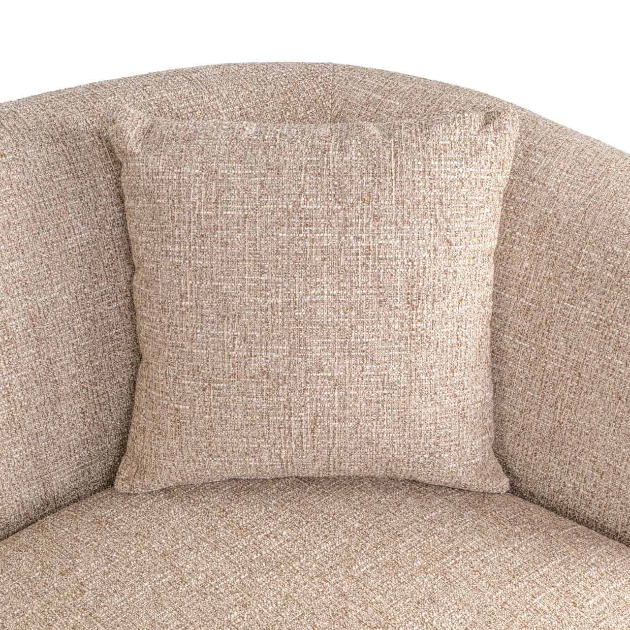 Sofa Luxandra sand tweed fire retardant