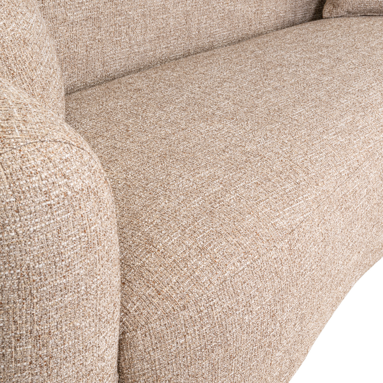 Sofa Luxandra sand tweed fire retardant