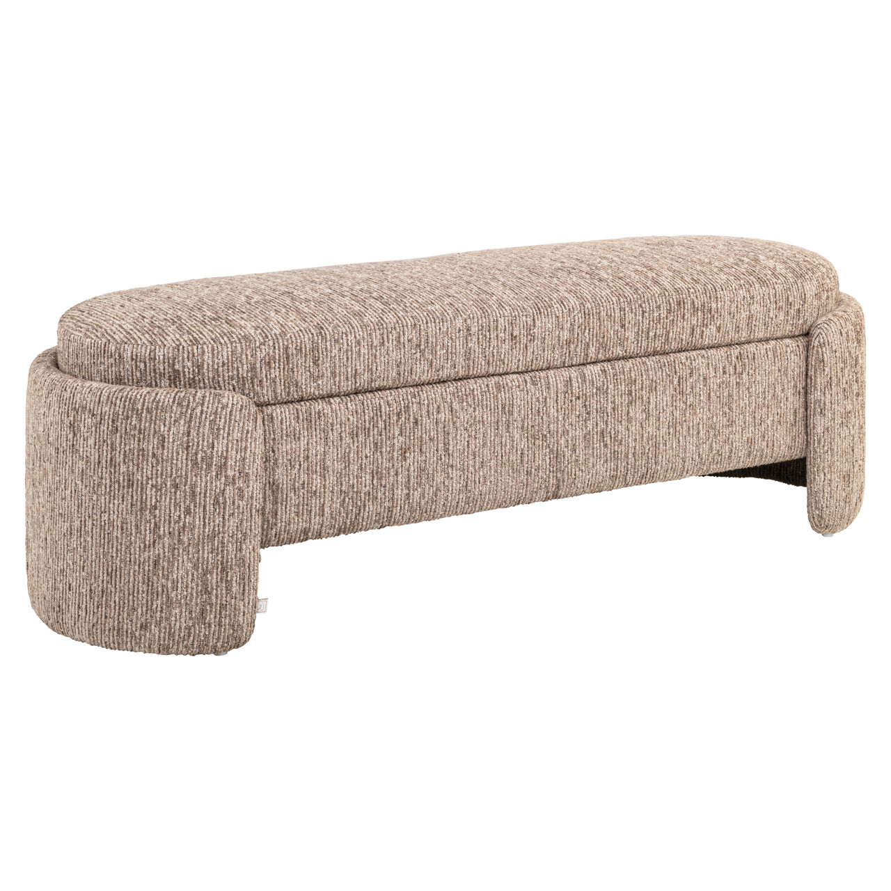 Bench Cupid mocca linear with storage