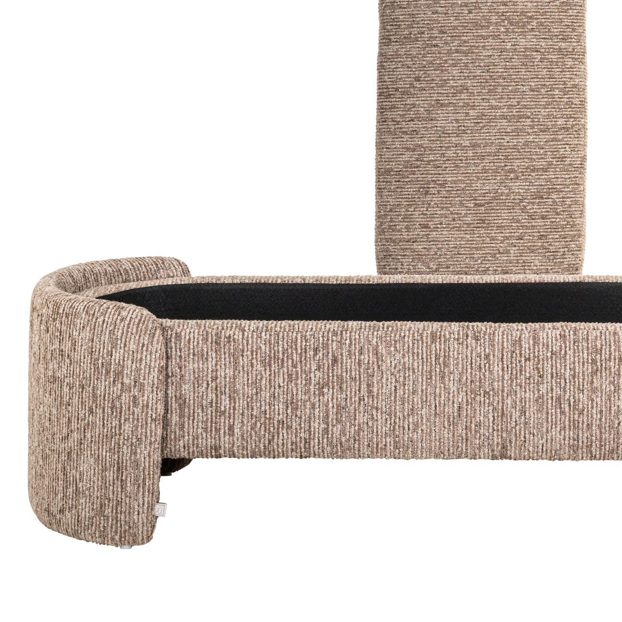 Bench Cupid mocca linear with storage
