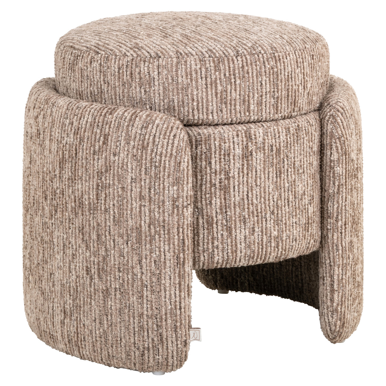 Pouffe & Footstool Cupid mocca linear with storage