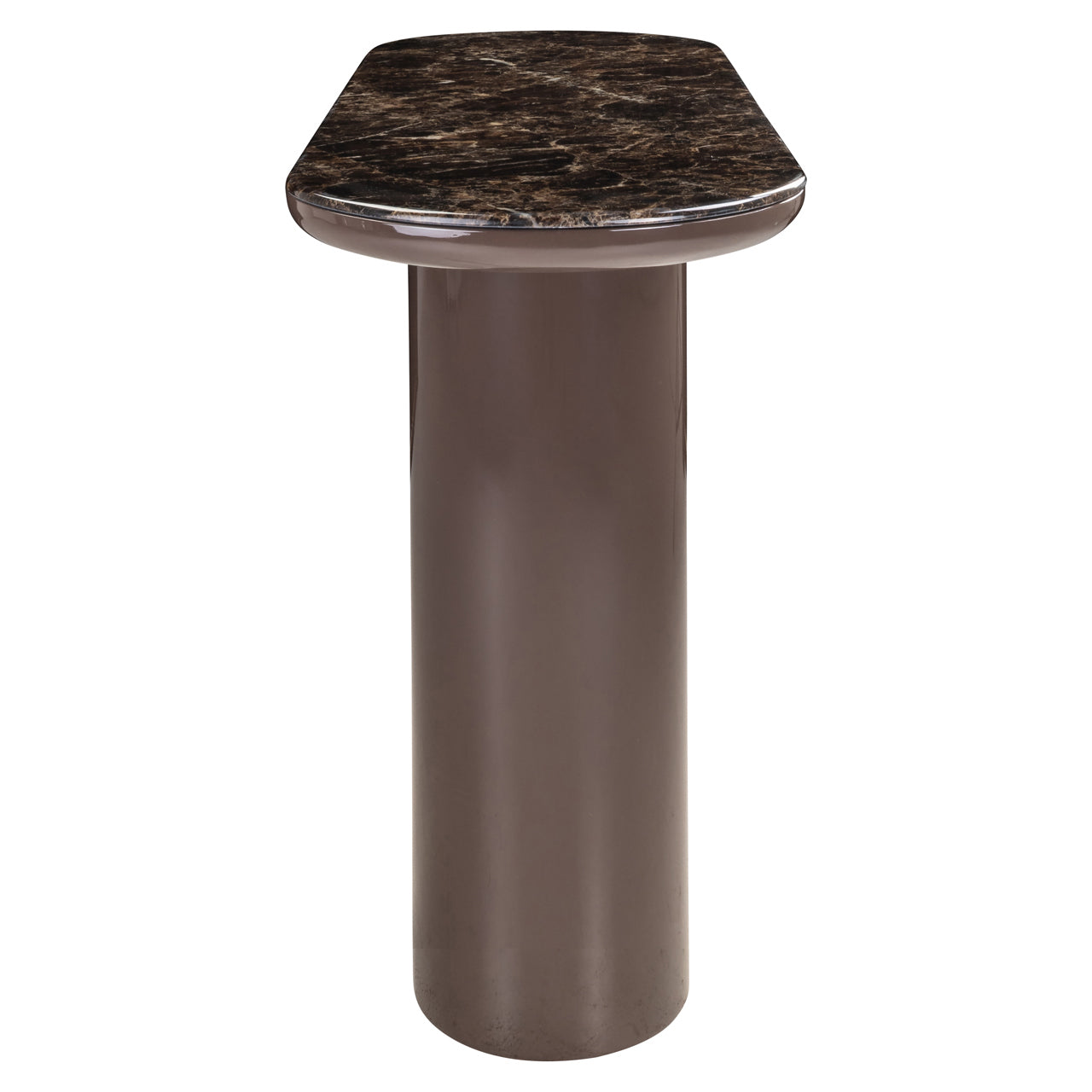 Console Almundi chocolat brown