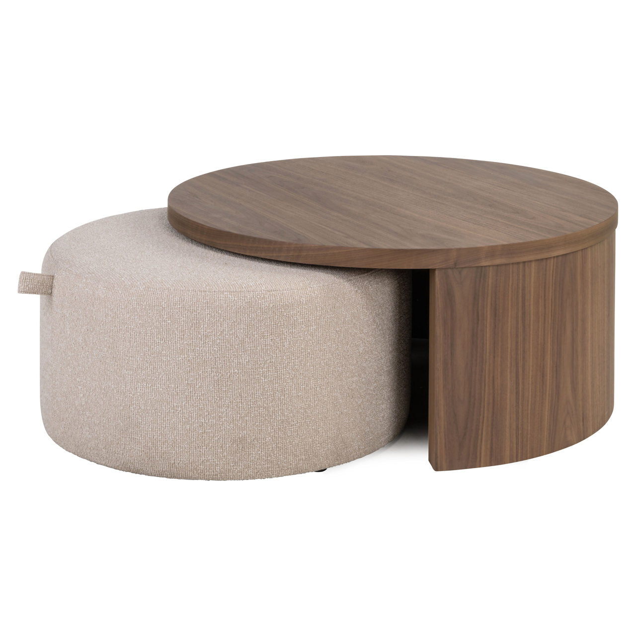Coffee table Windsor walnut lodge desert fire retardant (Set of 2)