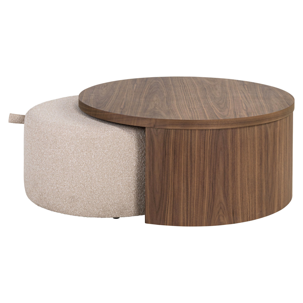 Coffee table Windsor walnut lodge desert fire retardant (Set of 2)