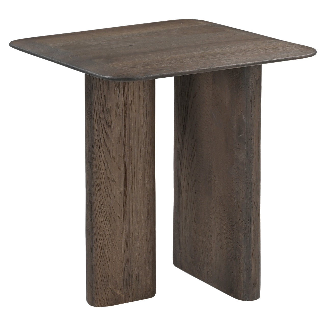 End table Castello Smoked charchoal oak top