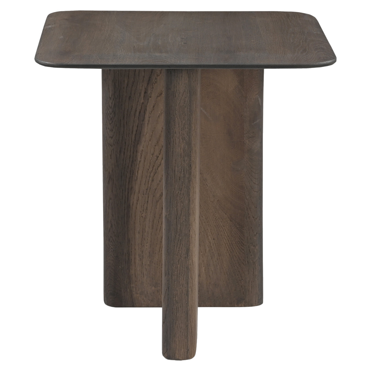 End table Castello Smoked charchoal oak top
