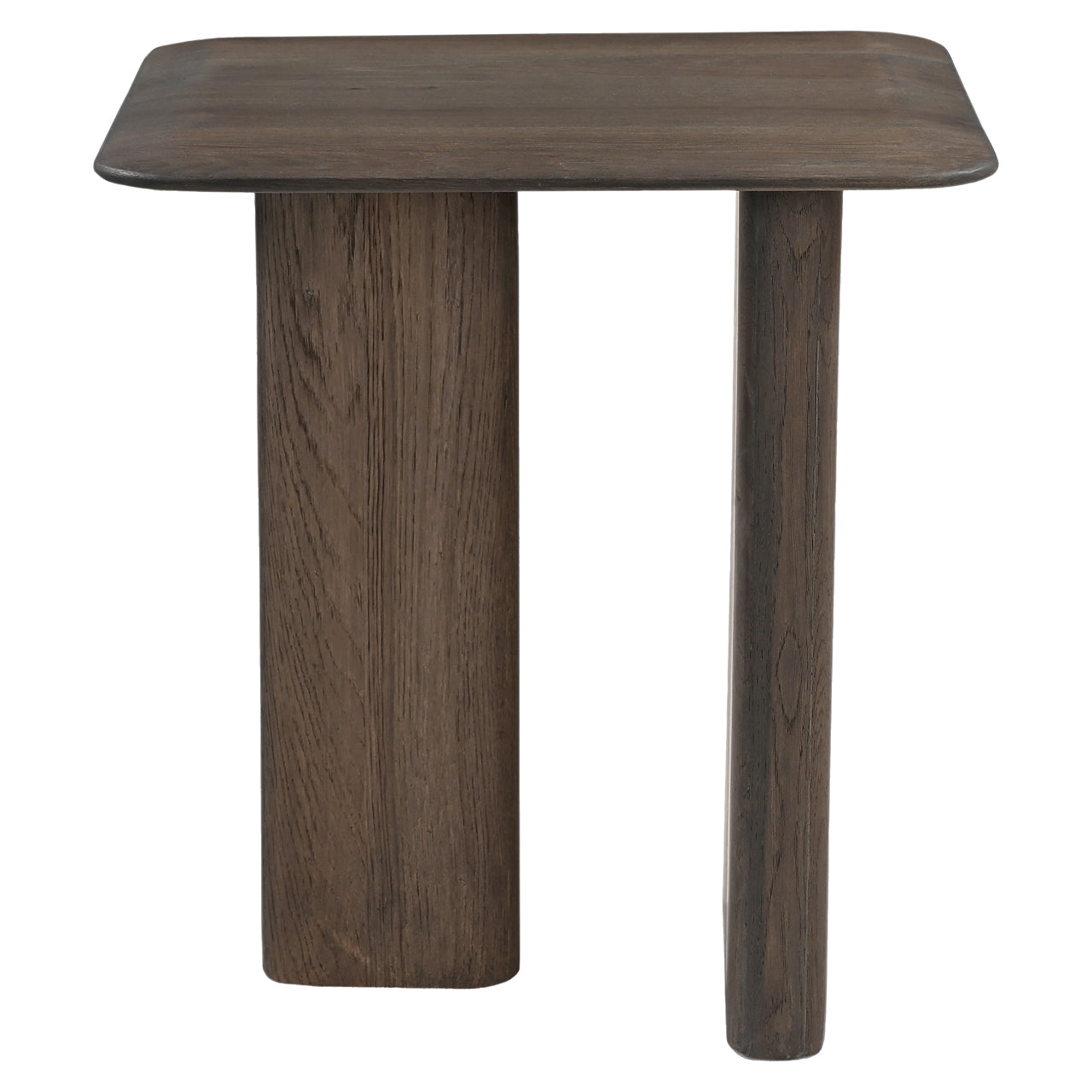 End table Castello Smoked charchoal oak top