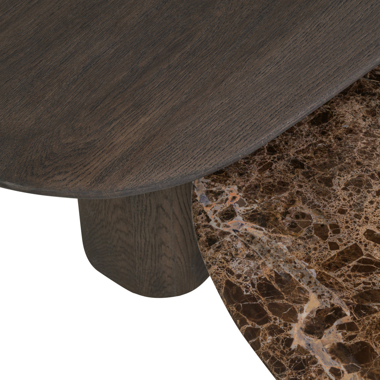 Coffee table Castello Smoked charchoal (Set of 2)