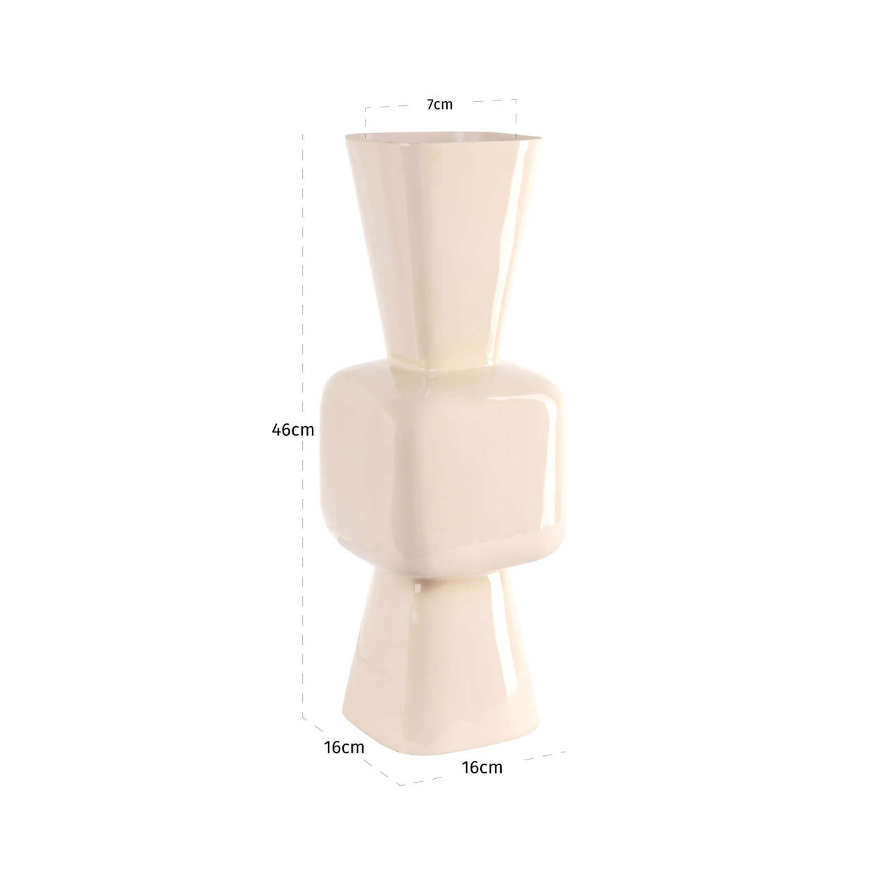 Vase Brooks tapioca