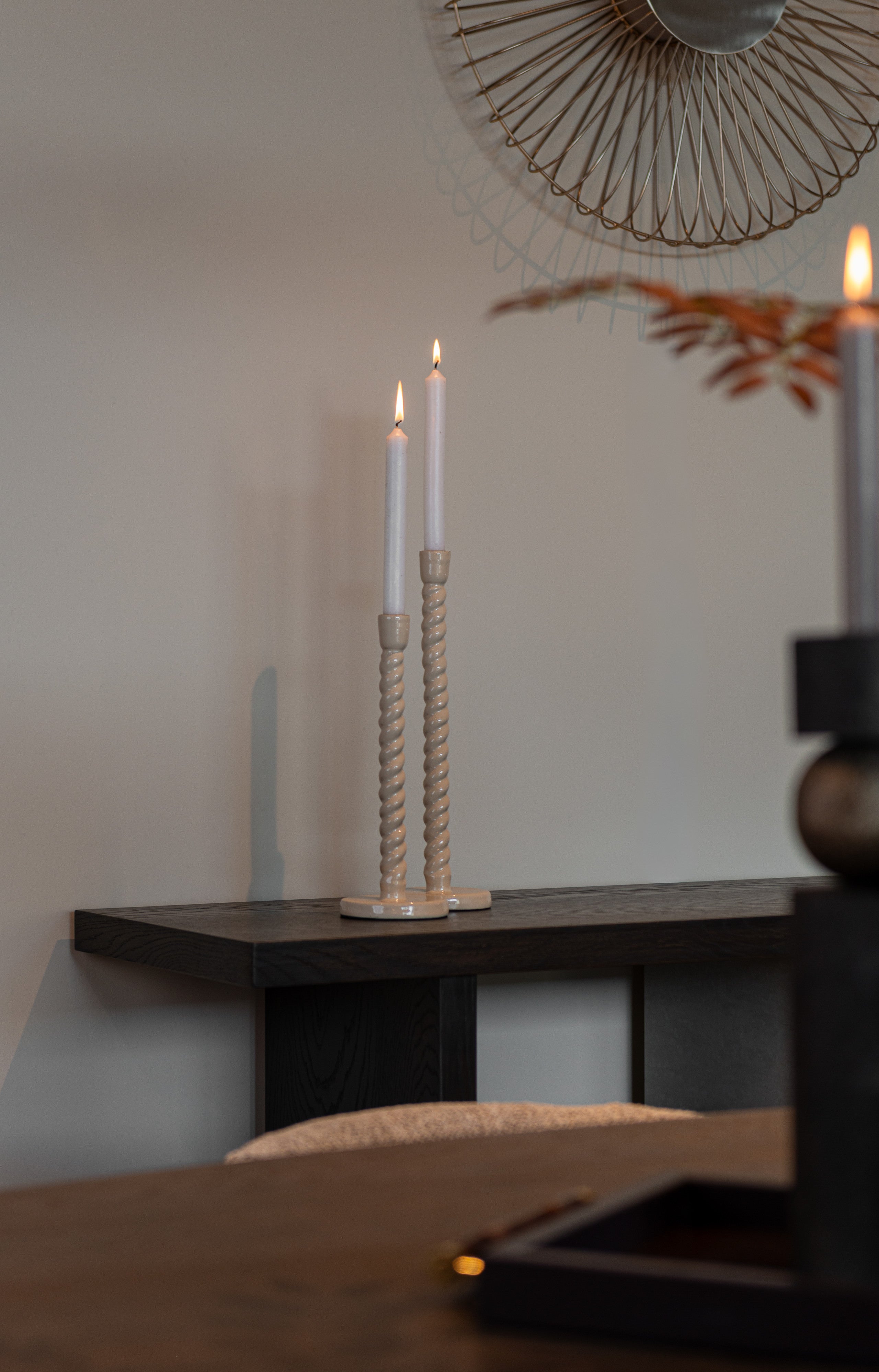 Candle holder Nena tapioca small