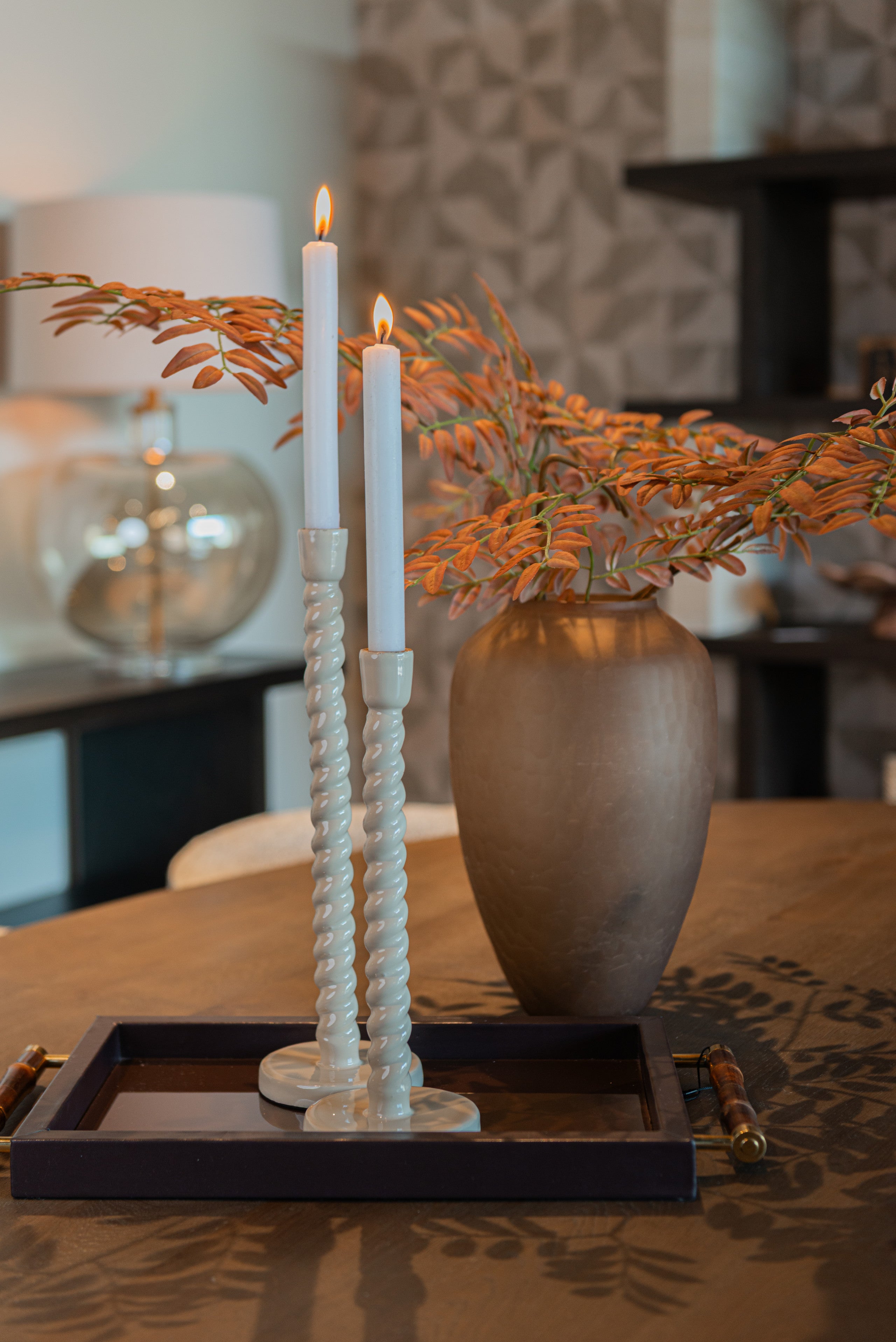 Candle holder Nena tapioca small