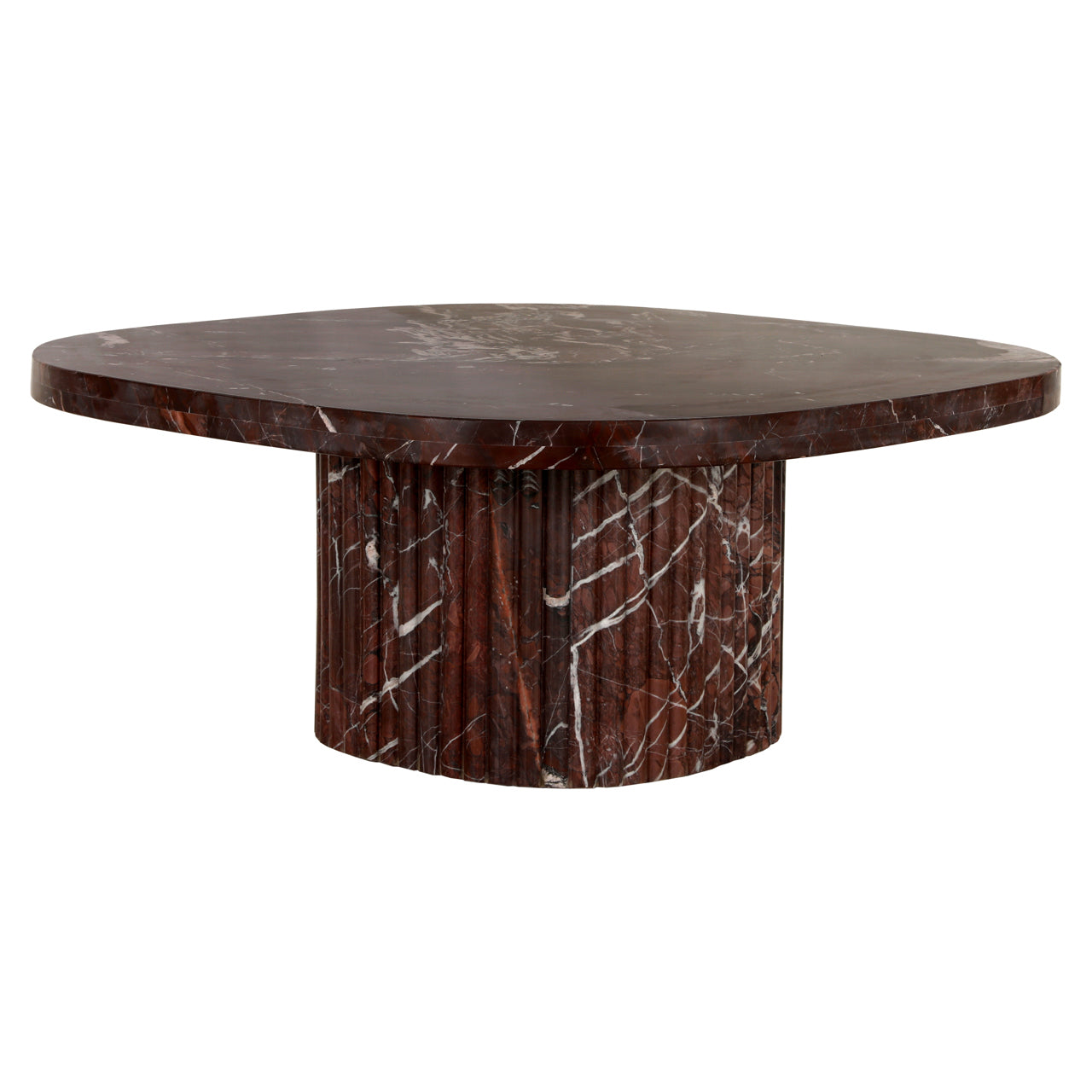 Coffee table Orchid burgundy