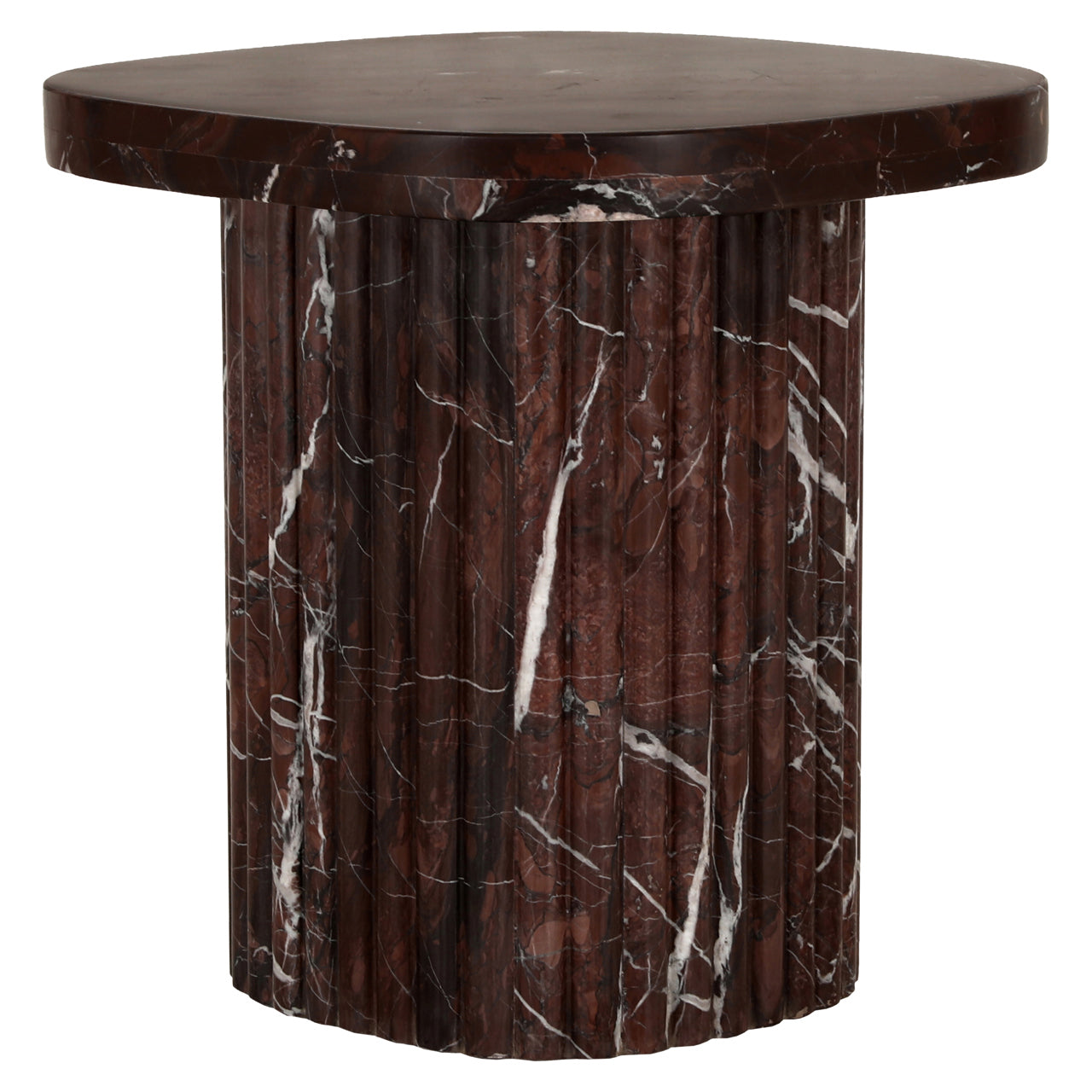 End table Orchid burgundy