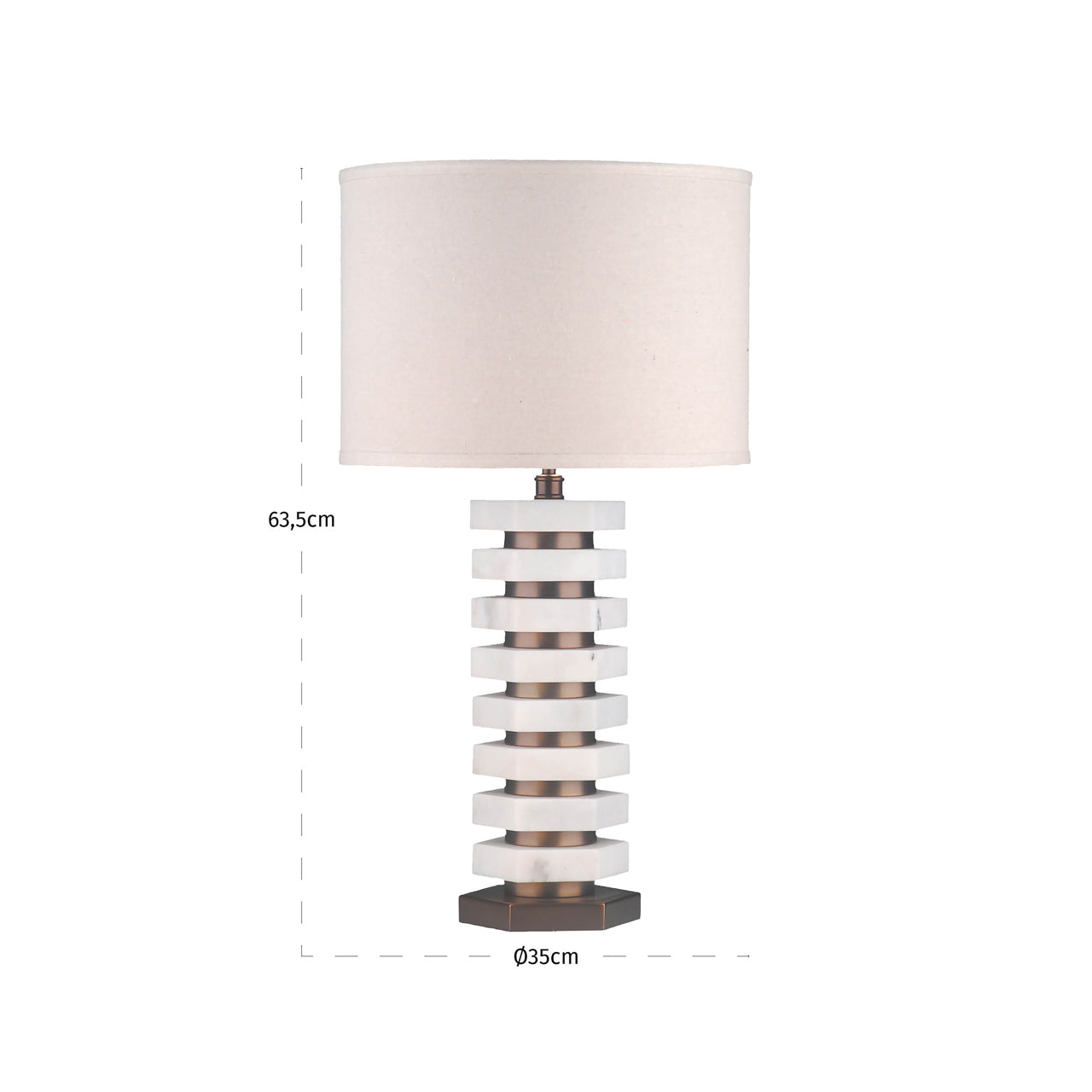 Table lamp Haspen natural