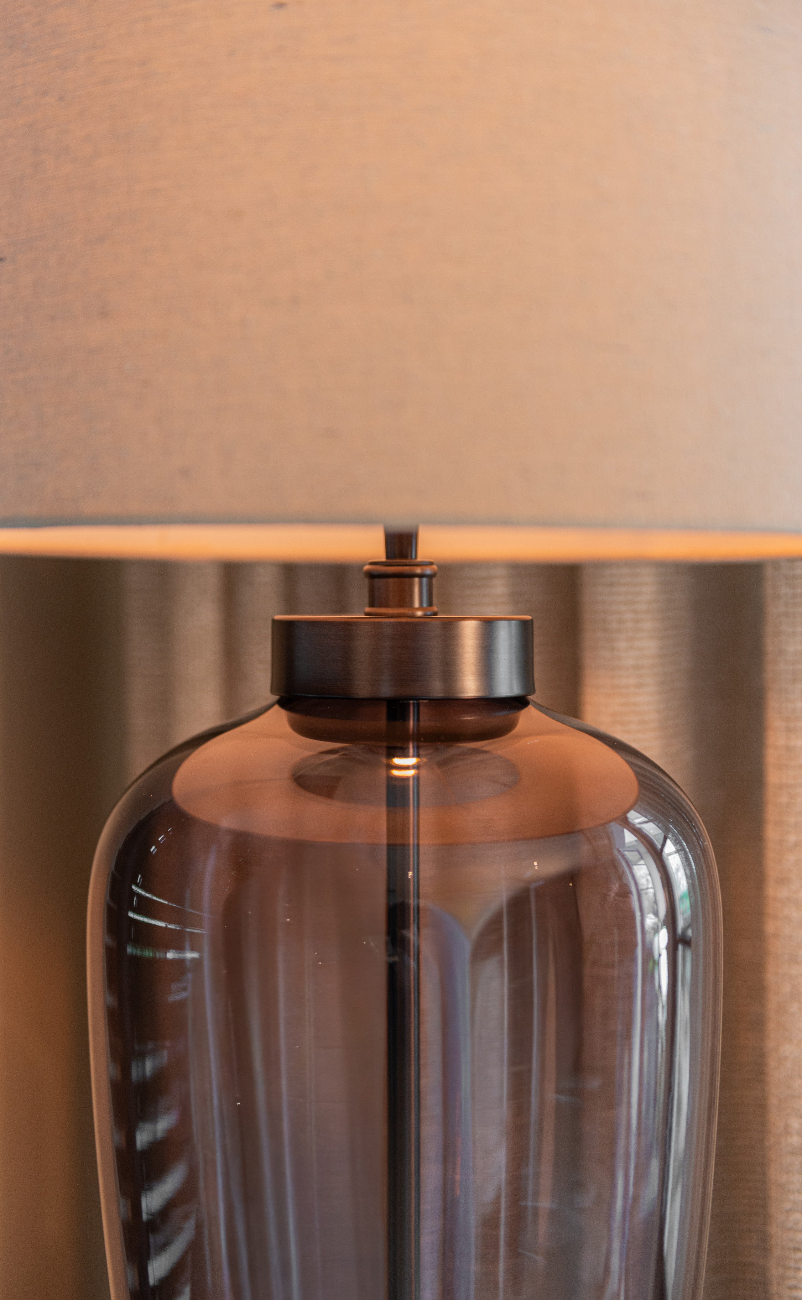 Table lamp Monsoe smoke