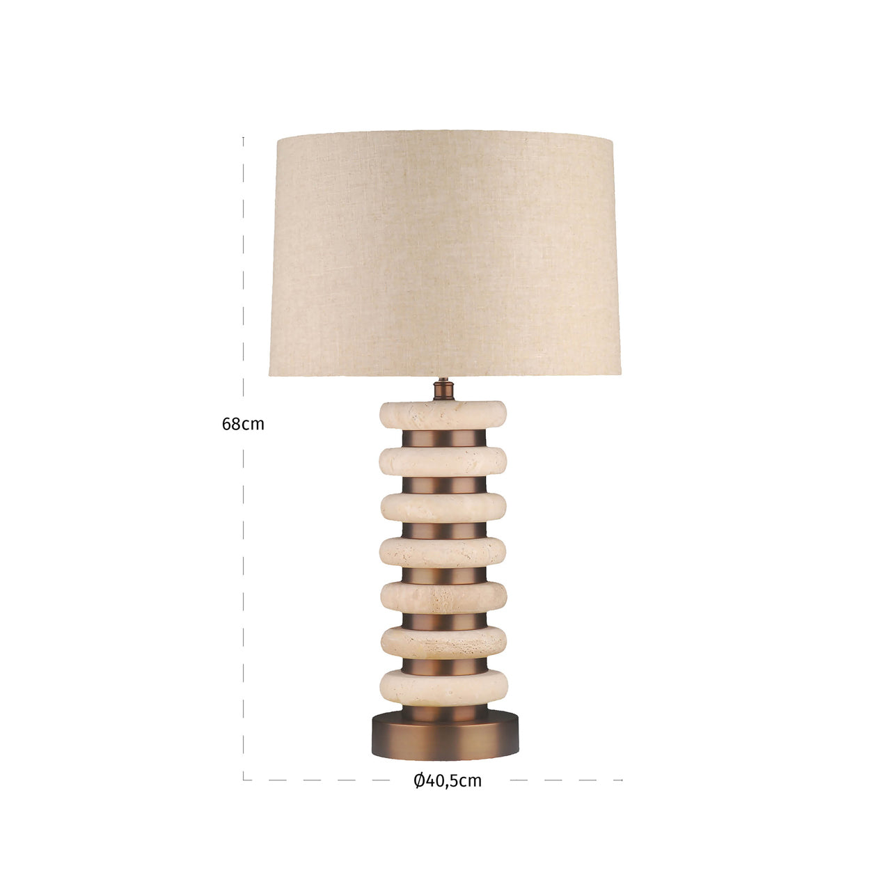Table lamp Blair natural