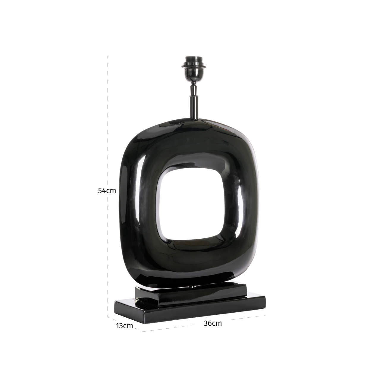 Table lamp Rave black