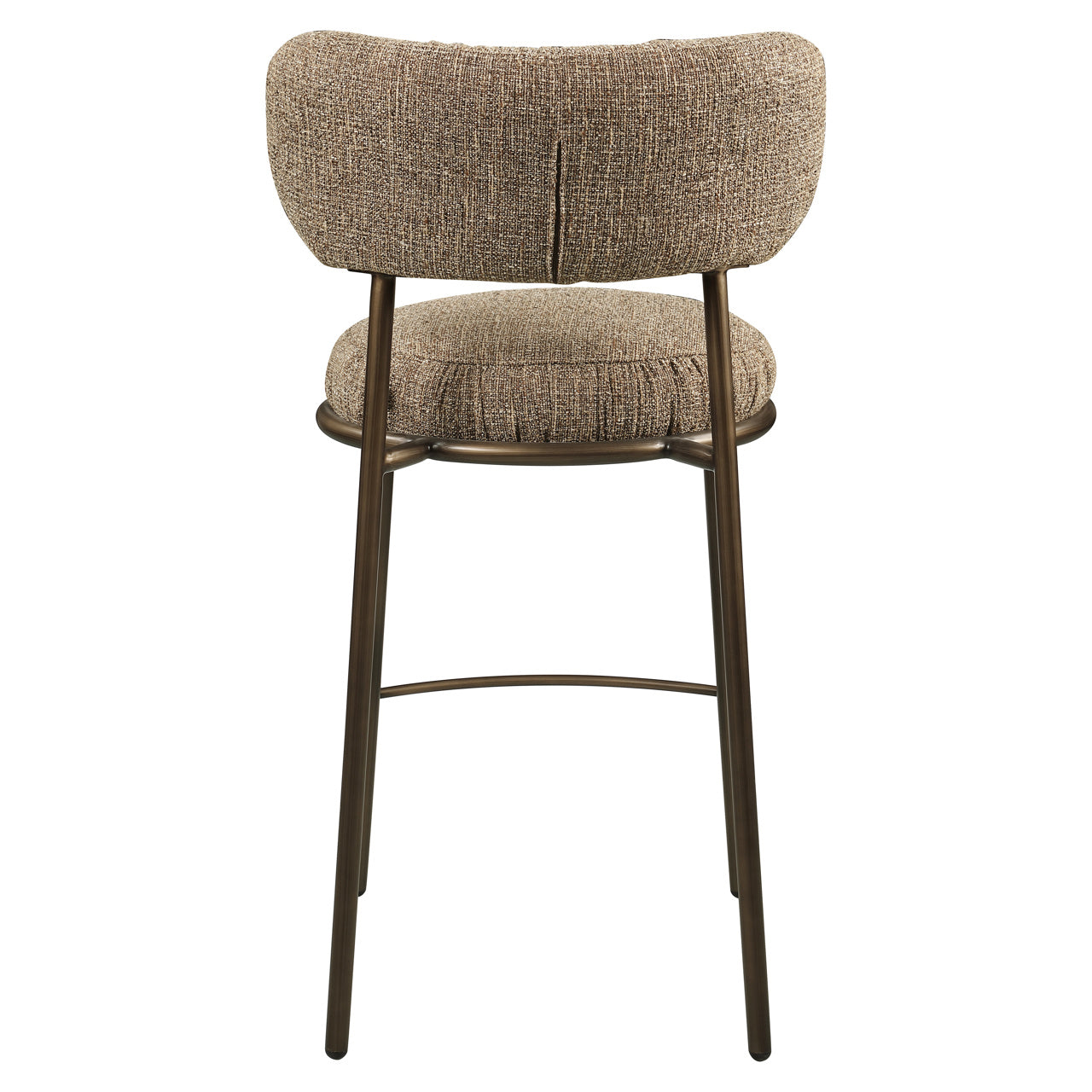 Counter stool Encanto brown tweed