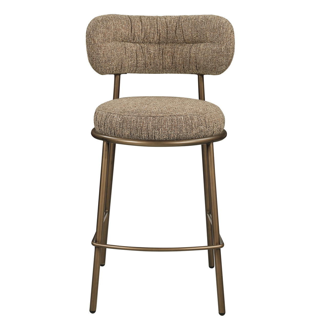 Counter stool Encanto brown tweed