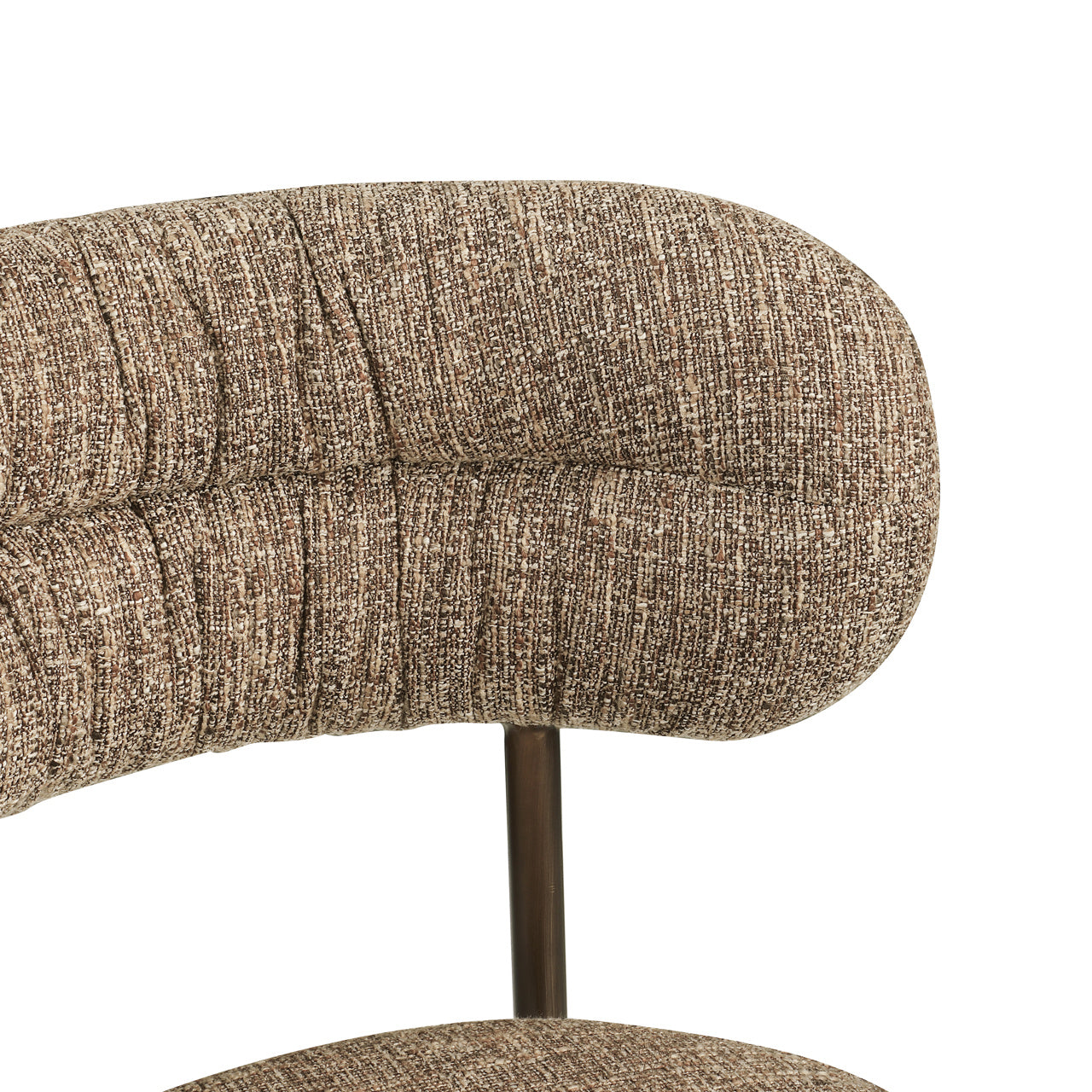 Counter stool Encanto brown tweed
