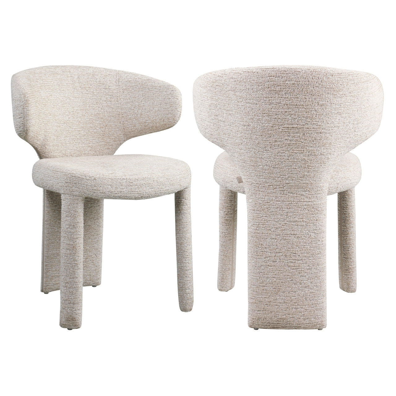 Dining chair Viola natural linear