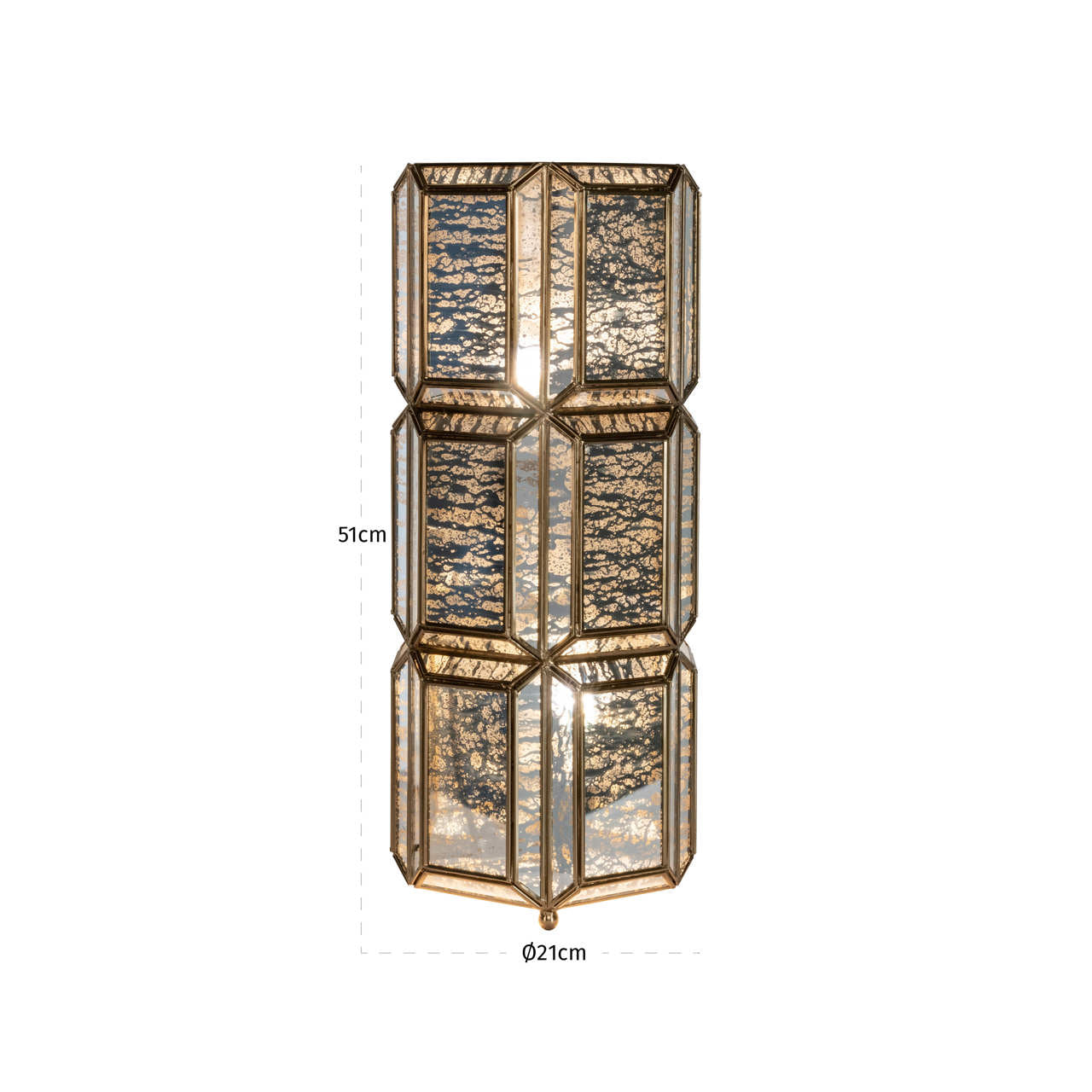 Table lamp Yael brass antique