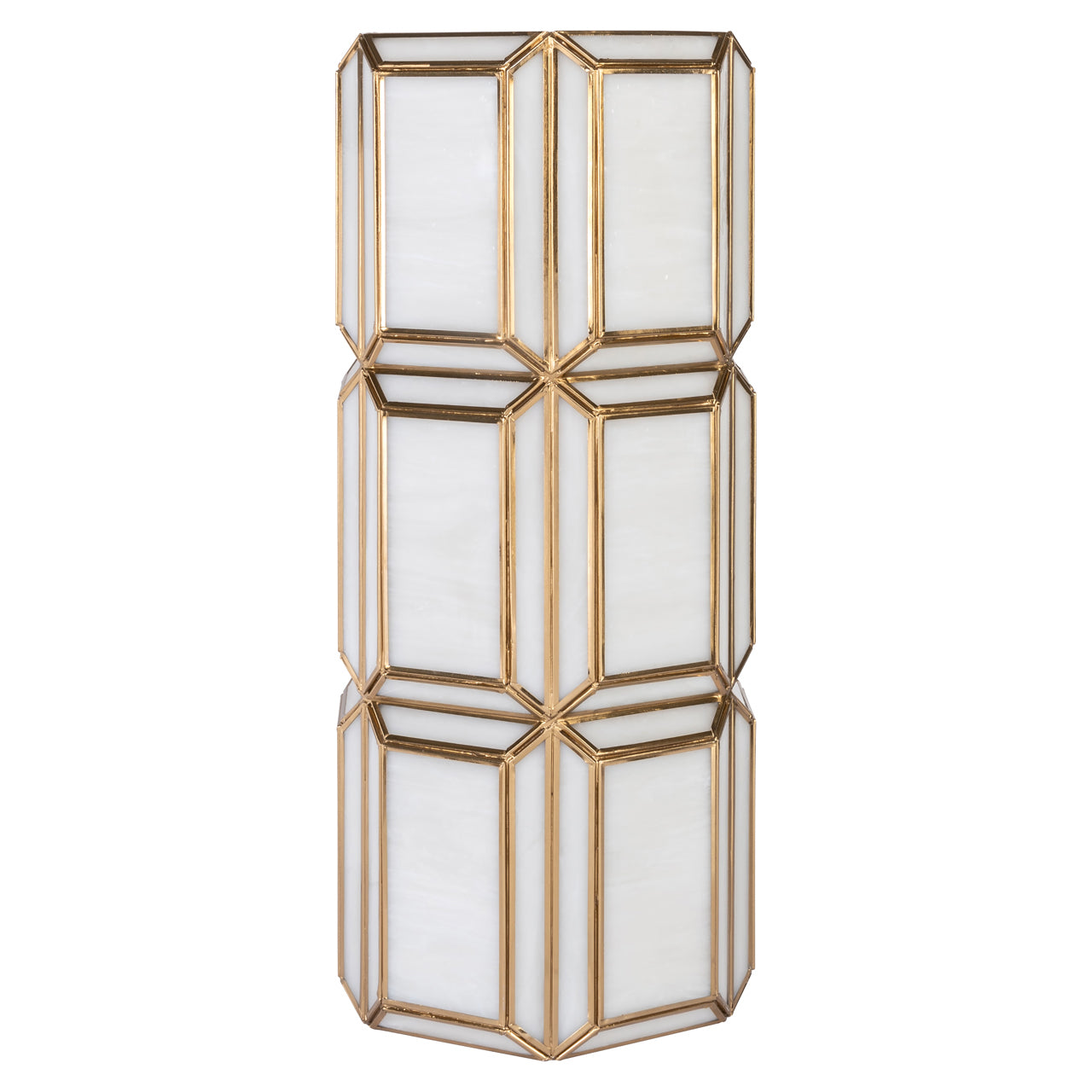 Hurricane light Emilia brass antique large