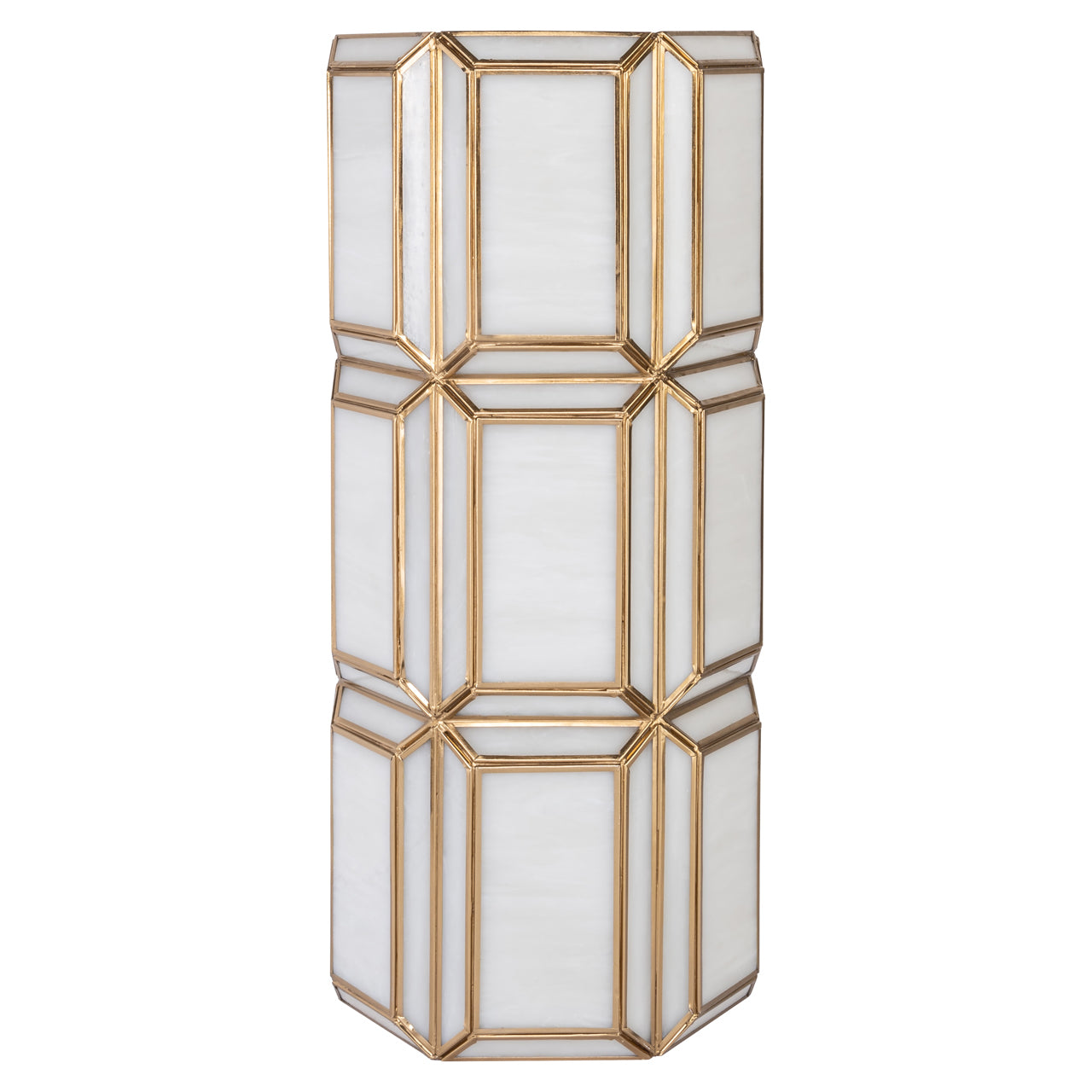 Hurricane light Emilia brass antique large
