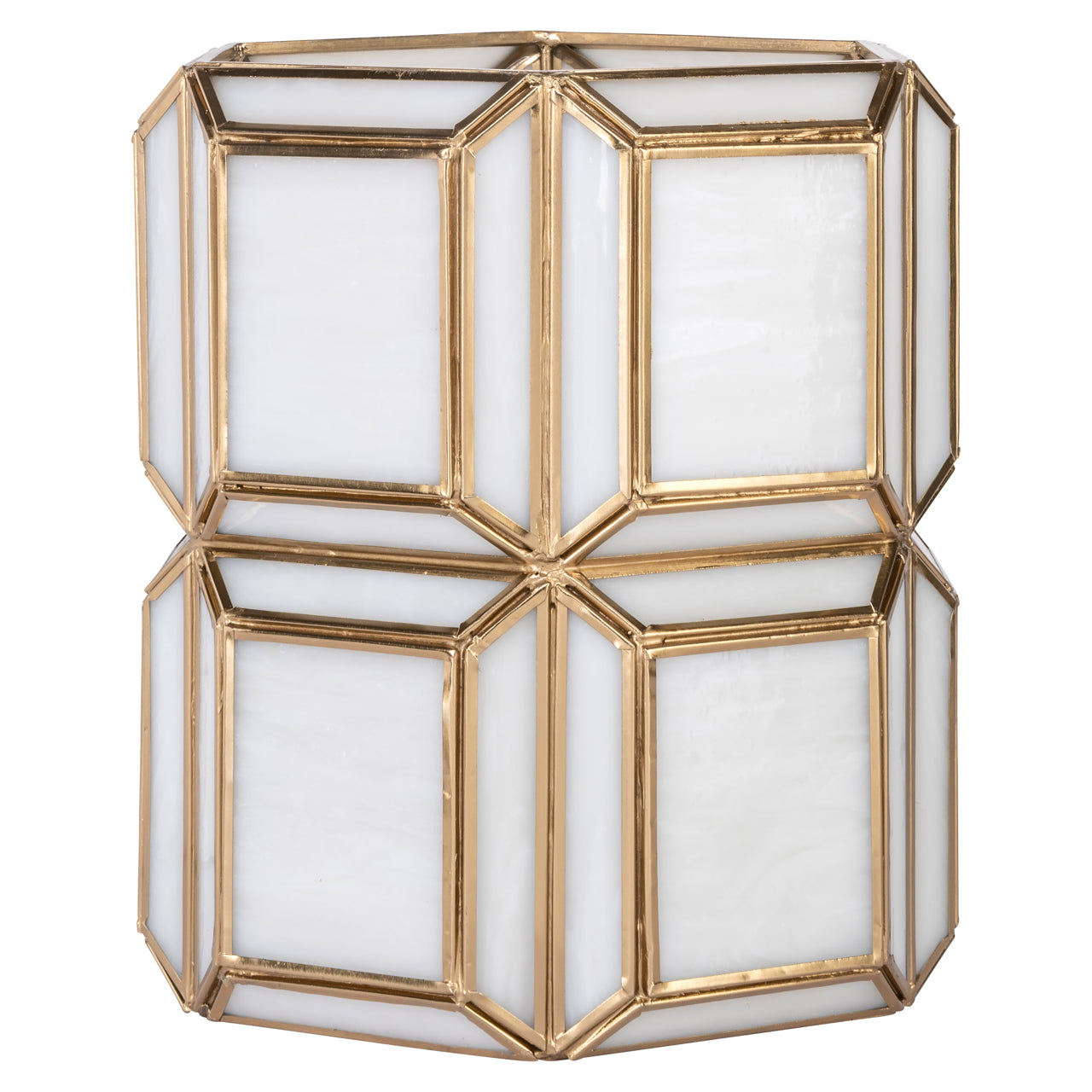 Hurricane light Ariana brass antique small