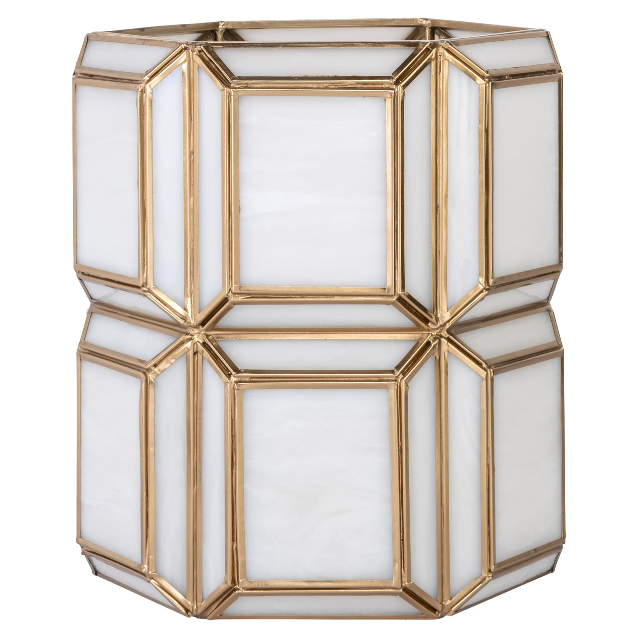Hurricane light Ariana brass antique small