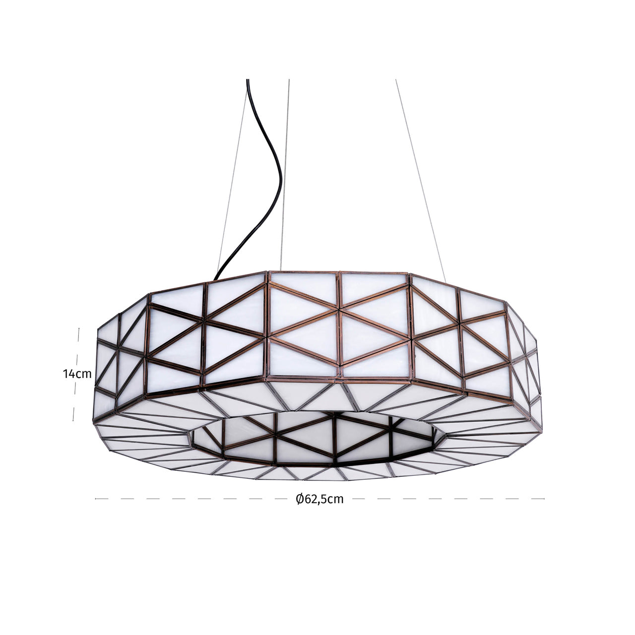 Chandelier Solaria copper