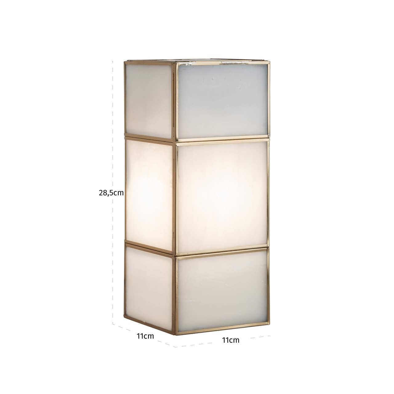 Wall lamp Sofia brass antique small