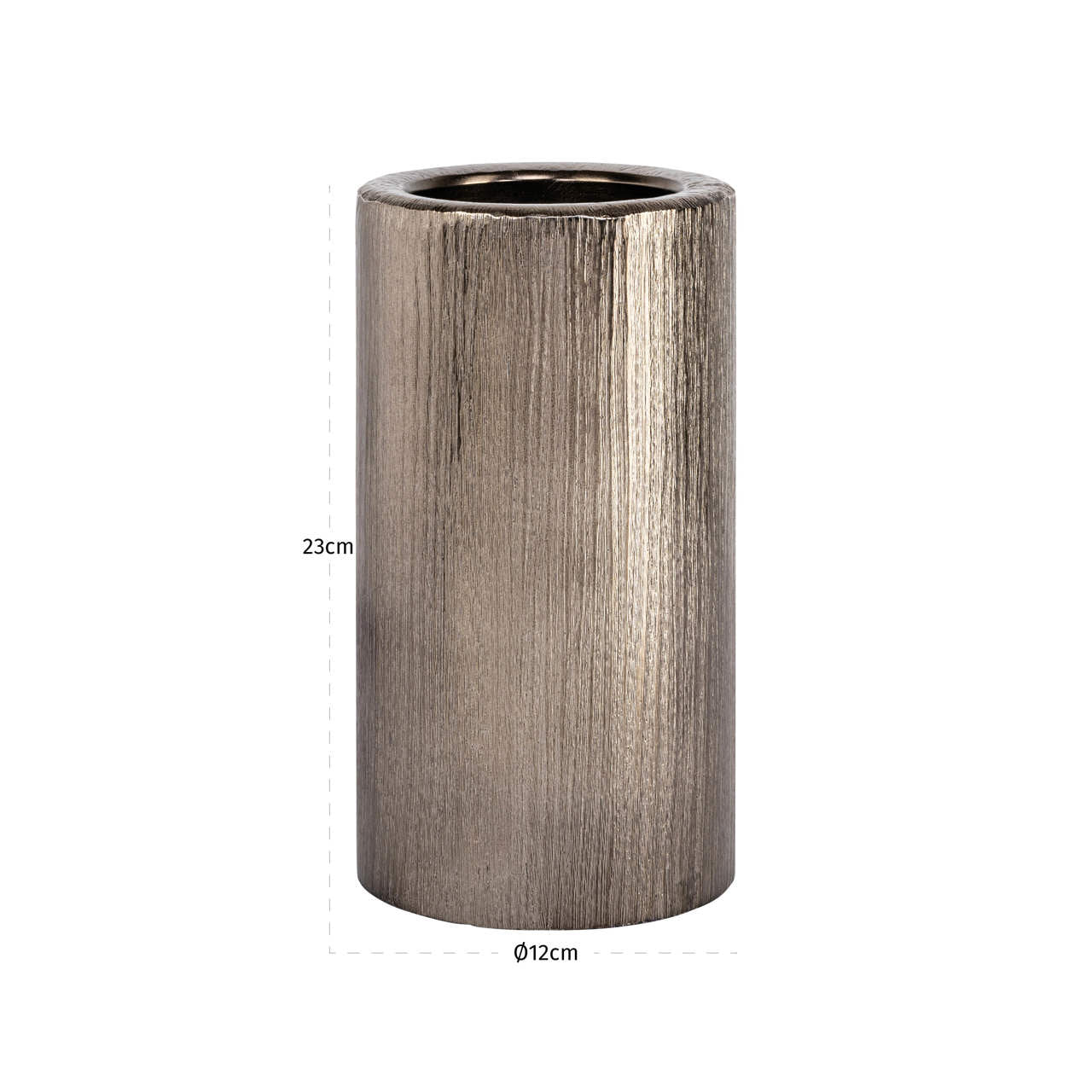 Candle holder Rio brass antique small