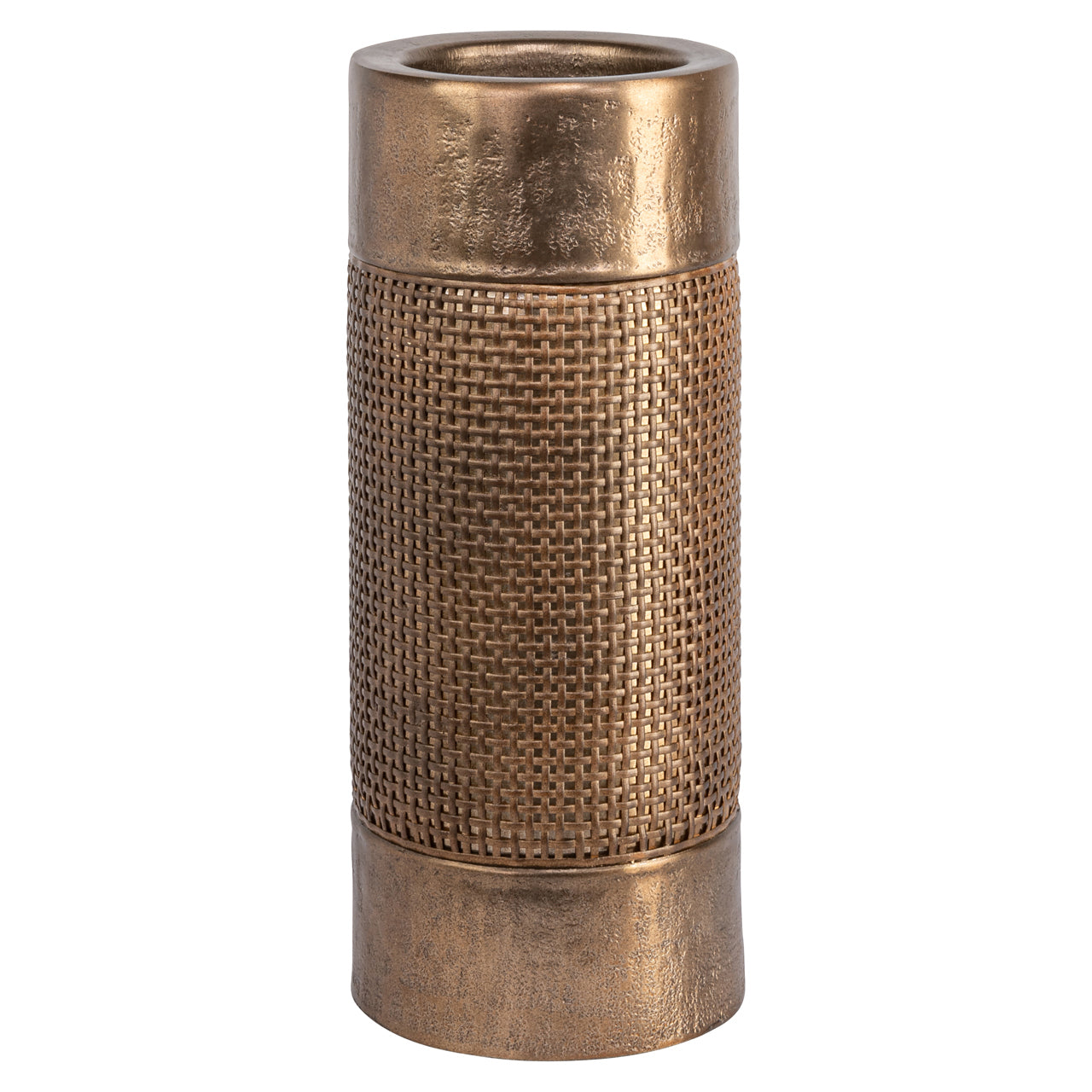 Candle holder Sky brushed gold large