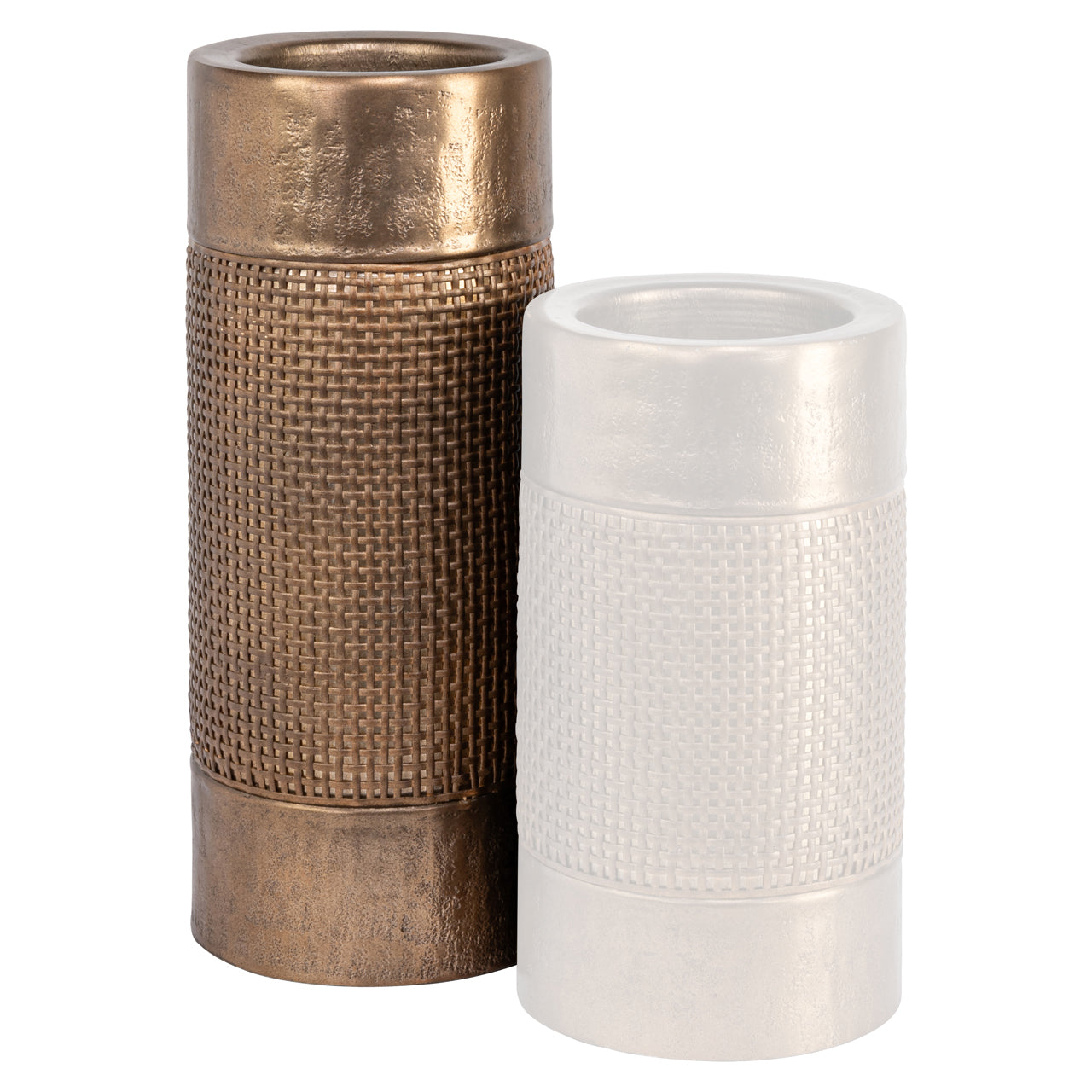 Candle holder Sky brushed gold large